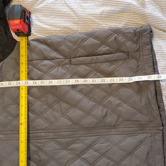 Far West mixed media quilted full zip jacket sz M - Picture 9 of 9